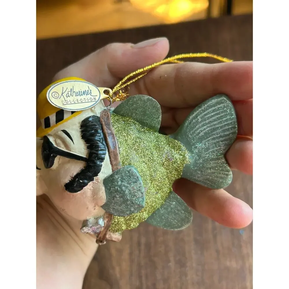 Katherine's Collection Kissing Fish Christmas ornament